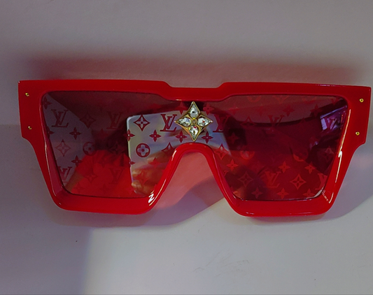 Red LV Sunglasses