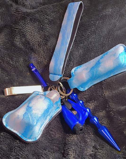 Blue Marble Defense Keychain Set