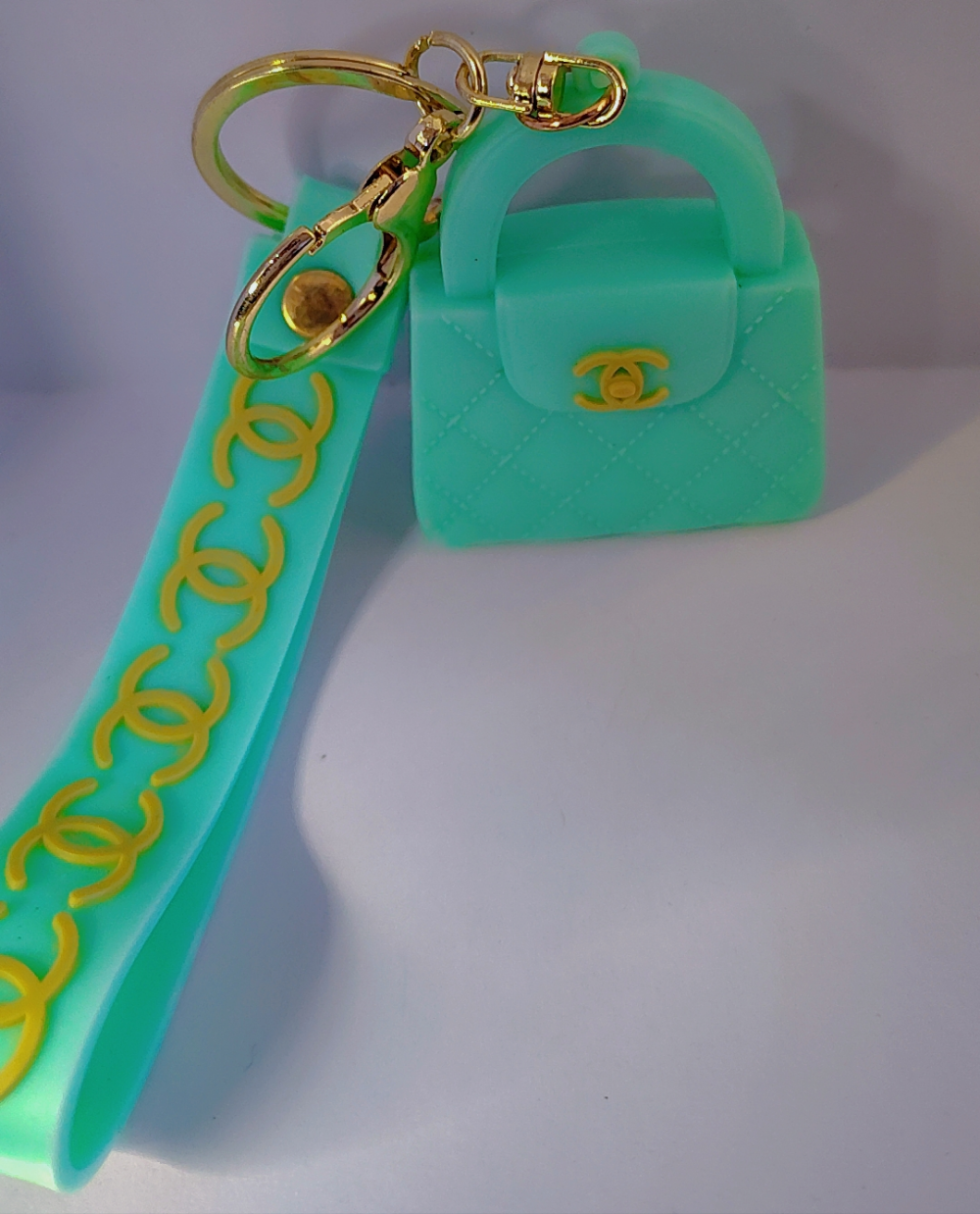 CC Purse Charm Keychain