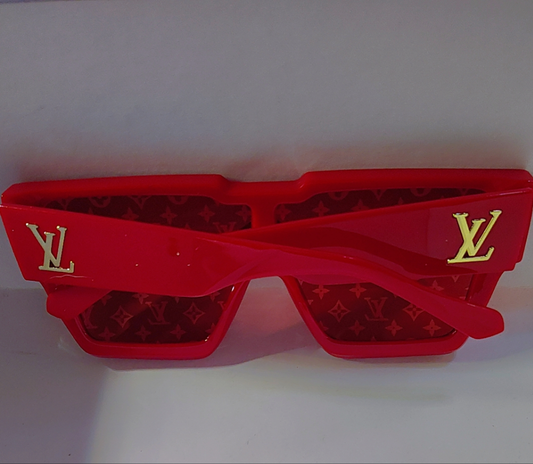 Red LV Sunglasses