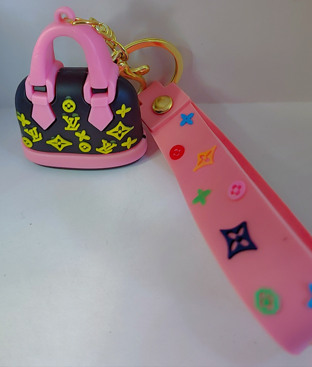 LV Purse Charm Keychain