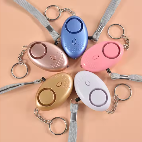 Oval Security Alarm Keychain