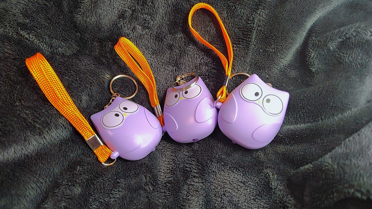 Owl Alarm Keychain